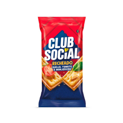 Biscoito Club Social Recheado Queijo, Tomate e Manjericão (4X28G)