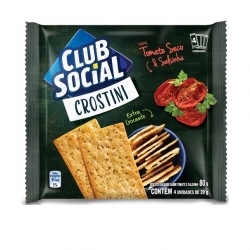 Biscoito Club Social Crostini Tomate Seco e Salsinha (4X20G)