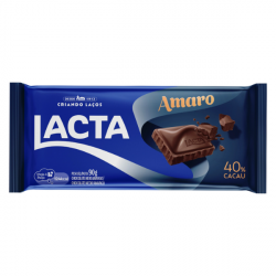 Tablete de Chocolate 90 Gramas Lacta Amaro