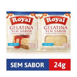 Gelatina Royal Sem Sabor Incolor 24G