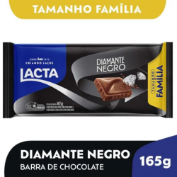 Tablete de Chocolate 165 Gramas Lacta Diamante Negro