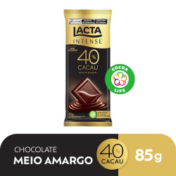 Tablete Lacta Intense 40% Cacau Original 85g