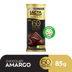 Tablete Lacta Intense 60% Cacau Original 85g