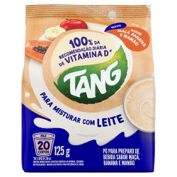 Suco Tang Leite Maça, Banana e Mamão Pacote 125g