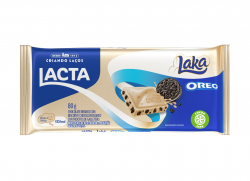 Tablete de Chocolate 80 Gramas Lacta Laka Oreo