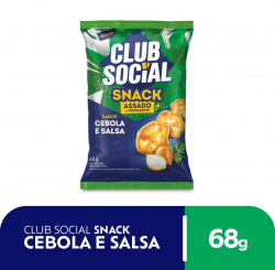 CLUB SOCIAL SNACK  68G CEBOLA E E SALSA