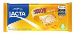 TABLETE 80G SHOT BRANCO 1UN