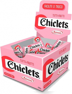 CHICLETS 2S T FRUTTI 100UN