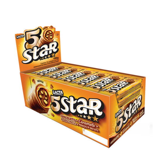 Chocolate Lacta 5Stars (18X40G)