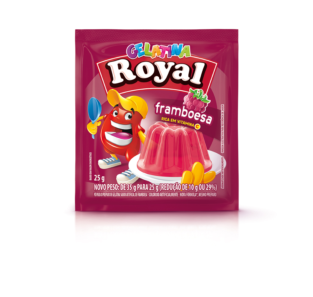 Gelatina Royal Framboesa (15X25G)